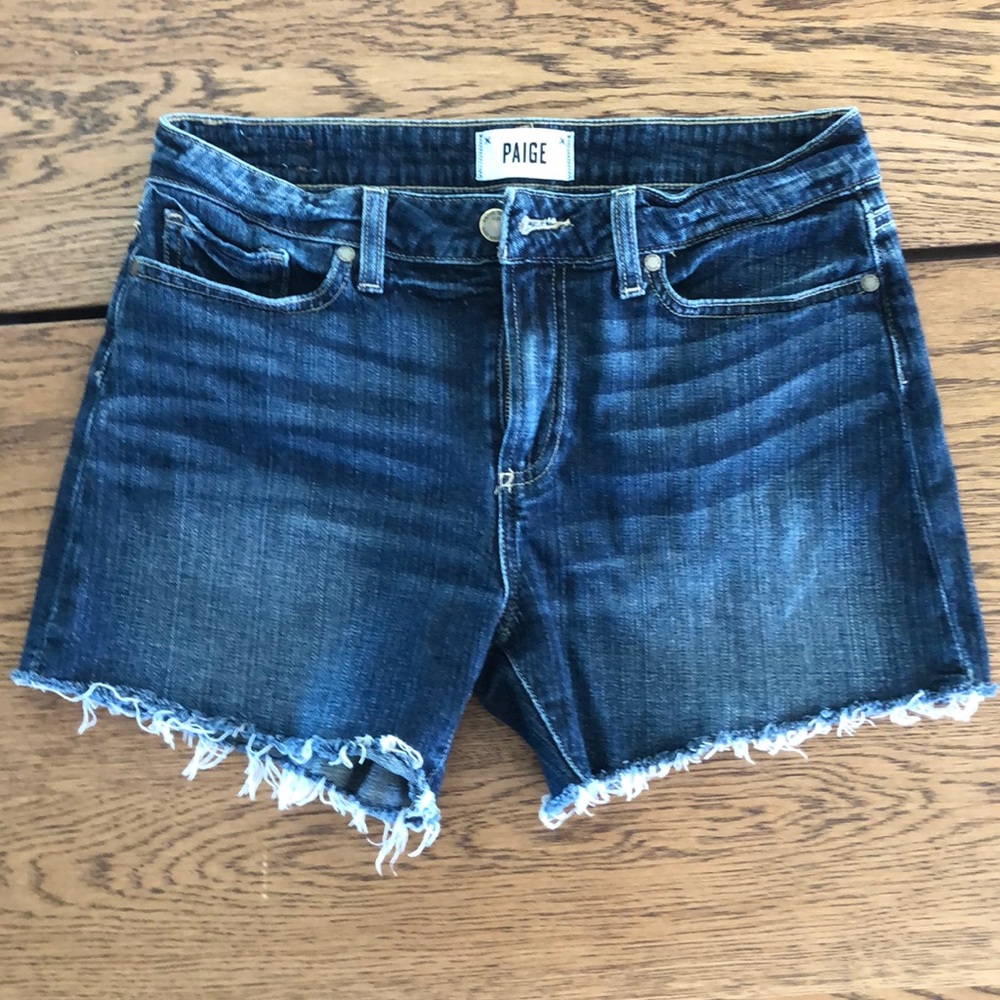 Paige  Emila Cut Off Denim Shorts